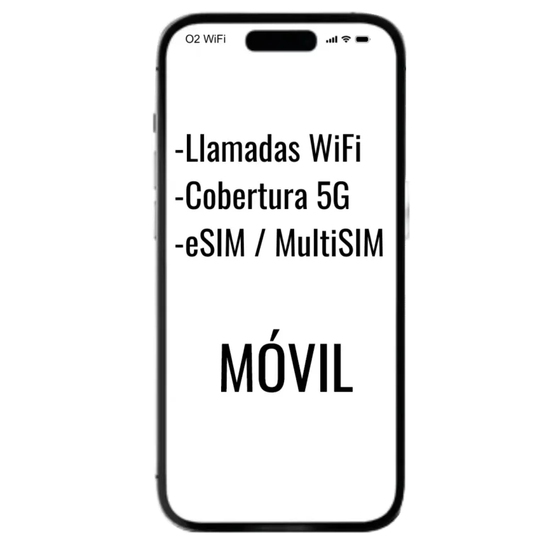 Smartphone con tarifa O2 para empresas, conectividad 5G+